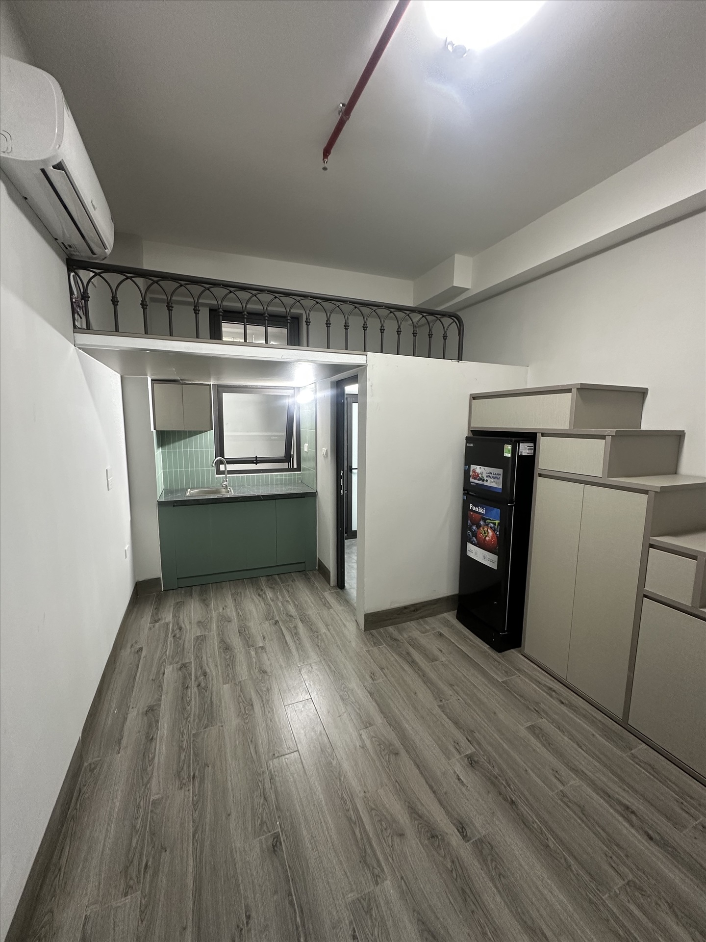 Phòng trọ Duplex 25m2 tại GH Home Chùa Láng - Đống Đa - Phòng ngủ