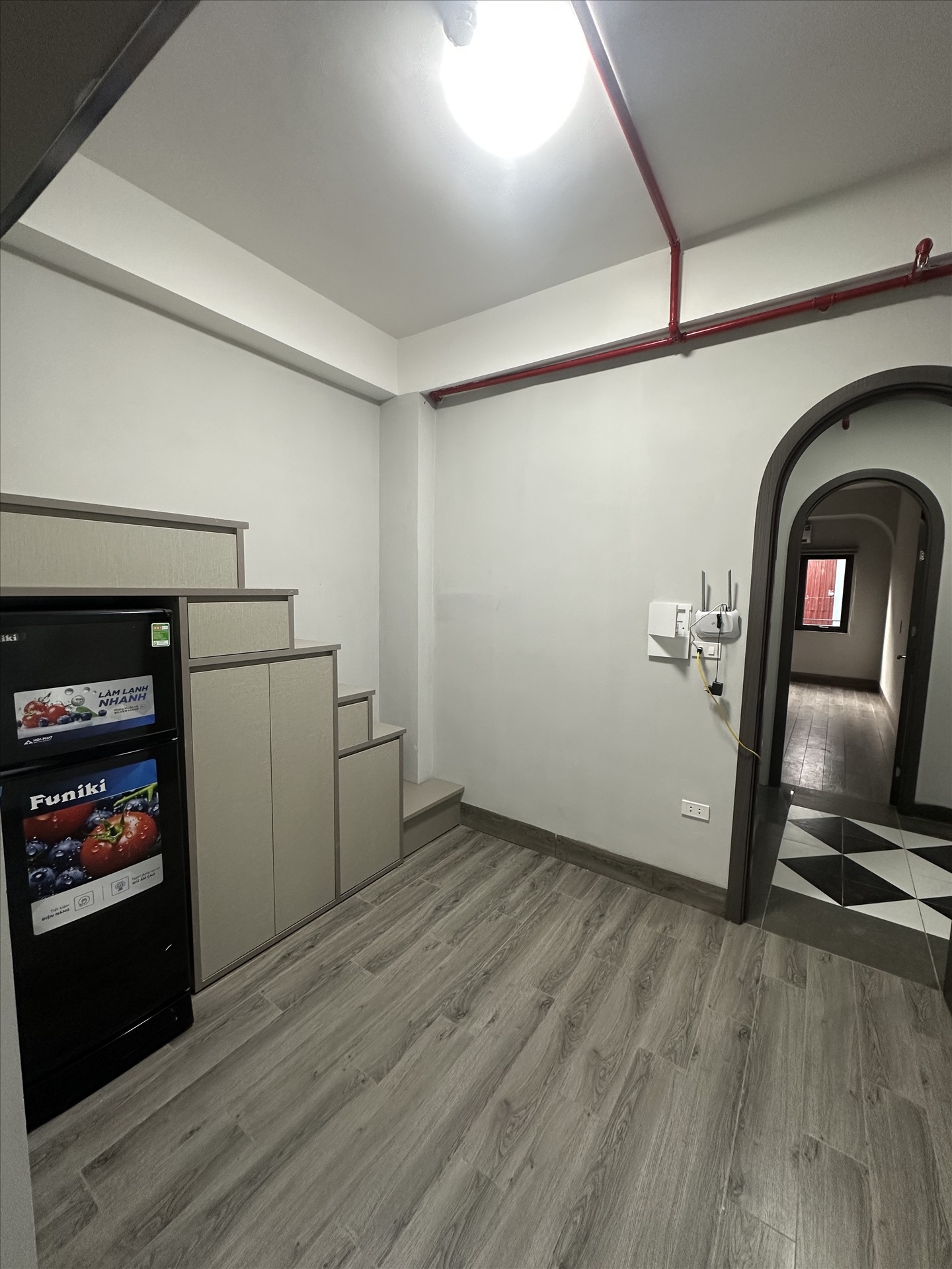 Phòng trọ Duplex 25m2 tại GH Home Chùa Láng - Đống Đa - Phòng khách