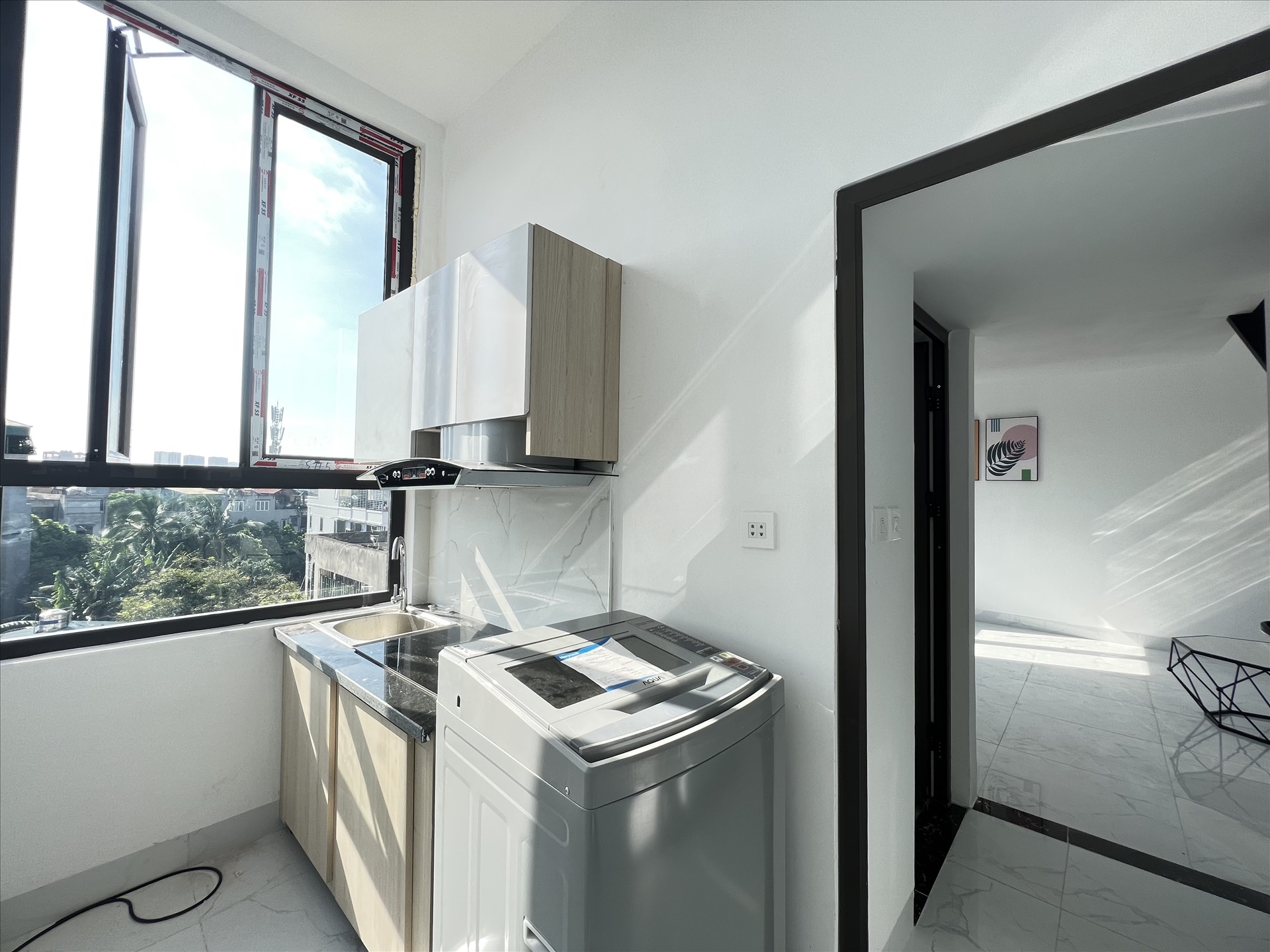 Phòng trọ Duplex 30m2 tại CTC Home 1 Trương Định - Hoàng Mai - Phòng bếp