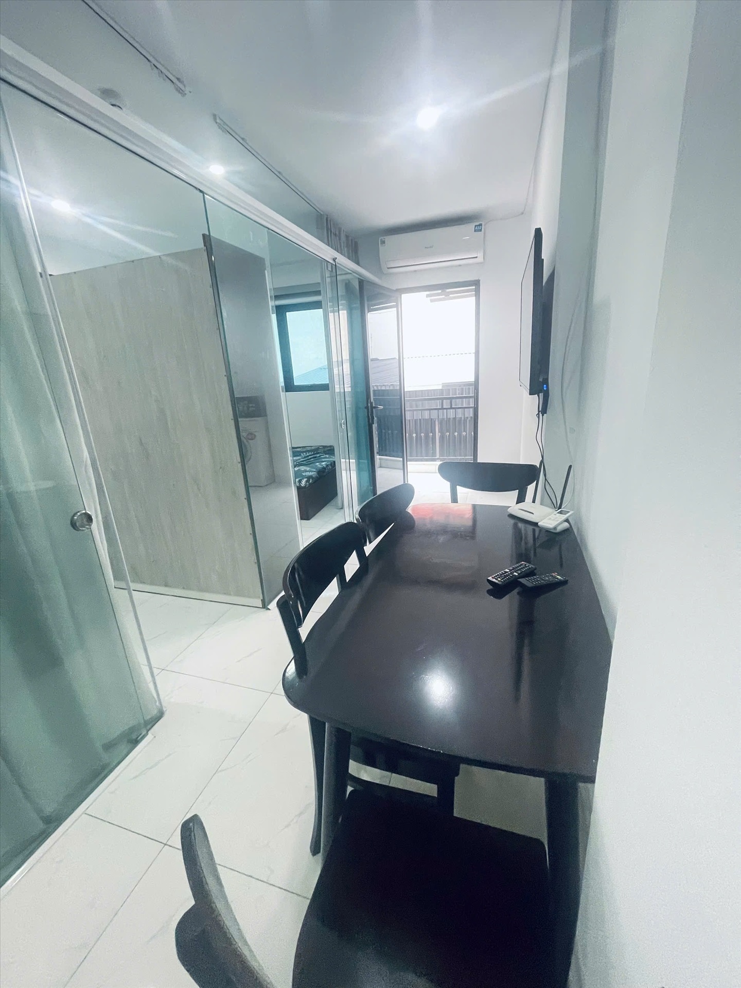 Phòng trọ 2 Phòng ngủ 30m2 tại CTC Home Đường Láng - Đống Đa - Phòng khách