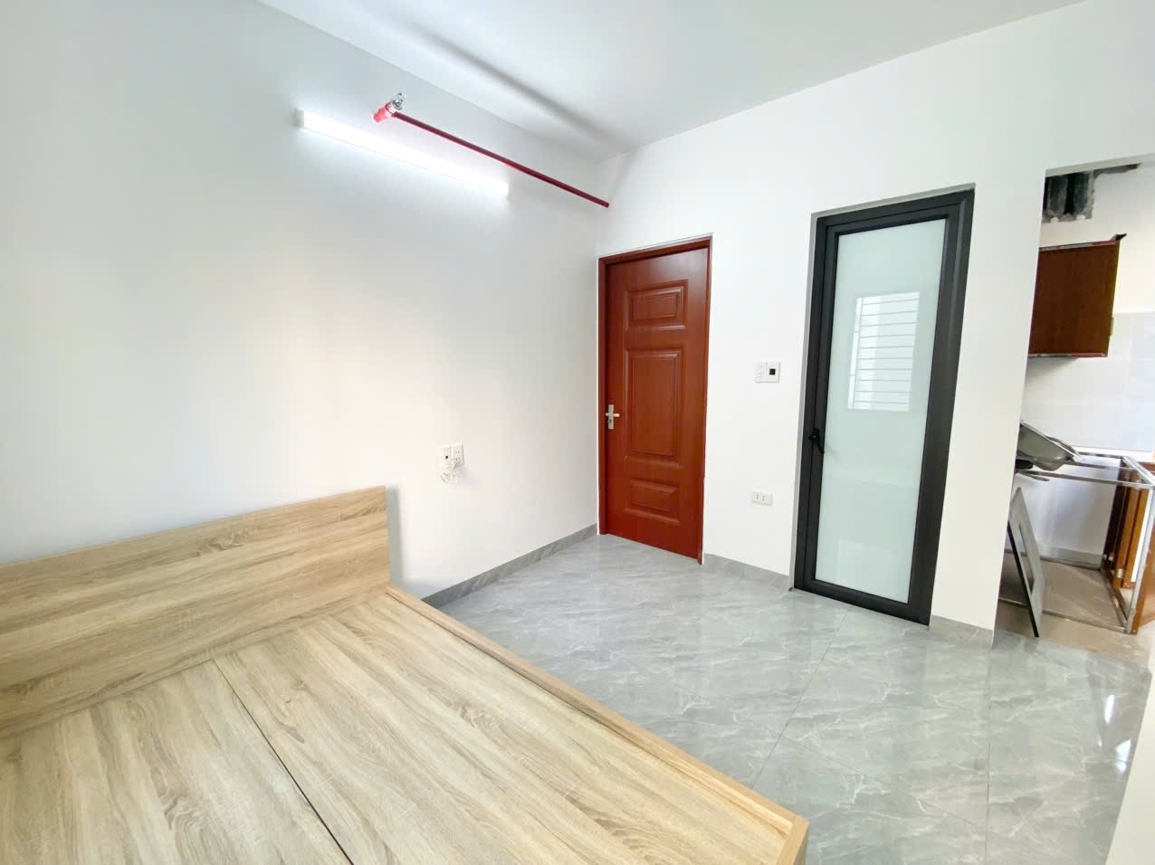 Phòng trọ Studio 402m2 tại QM Housing 1 Lê Quang Đạo - Nam Từ Liêm - Phòng ngủ