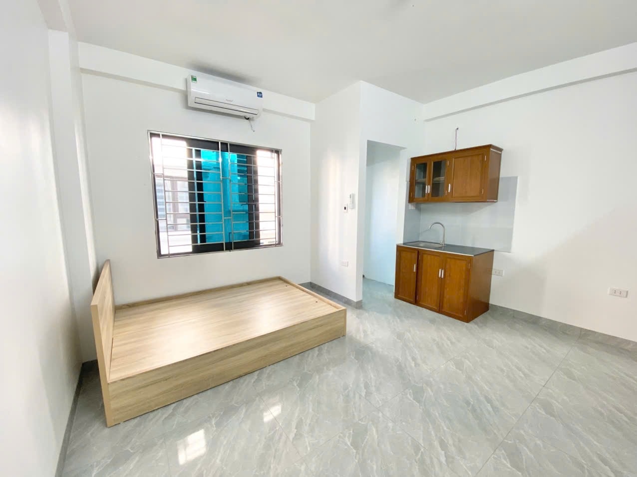 Phòng trọ Studio 25m2 tại QM Housing 1 Lê Quang Đạo - Nam Từ Liêm - Phòng ngủ