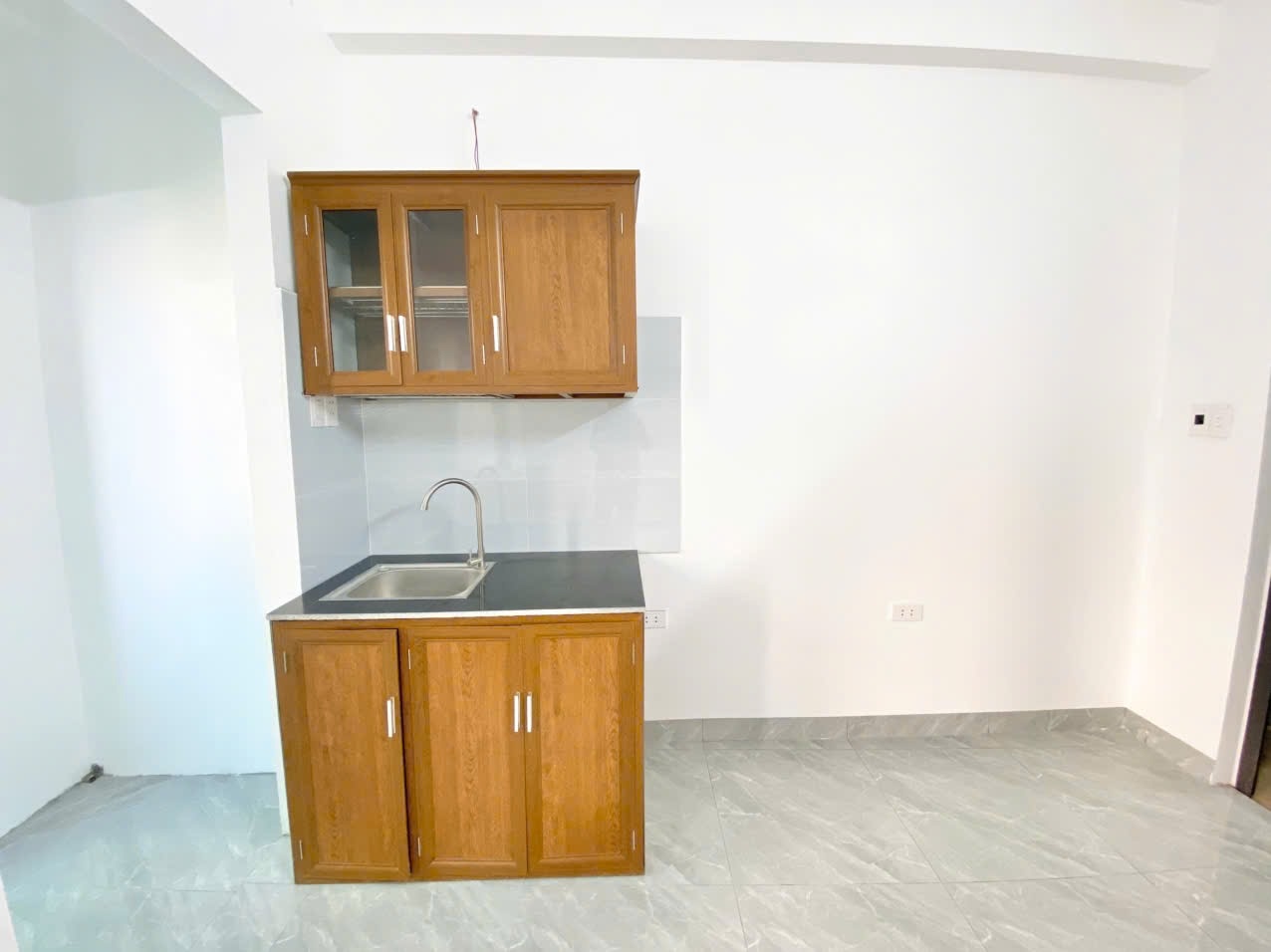 Phòng trọ Studio 25m2 tại QM Housing 1 Lê Quang Đạo - Nam Từ Liêm - Phòng bếp