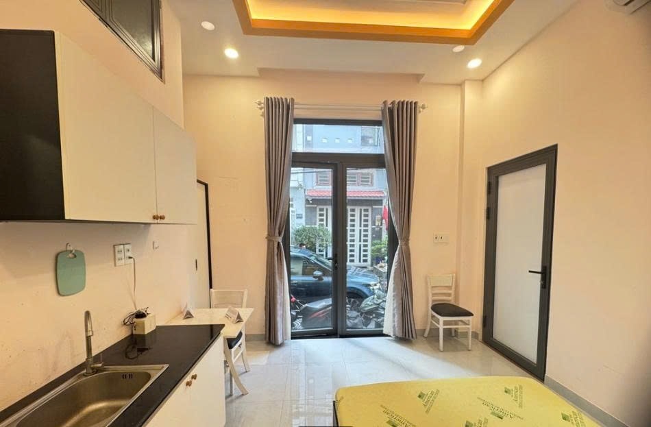 Phòng trọ Studio 25m2 tại PTC House Nguyễn Hữu Cảnh 1 - Binh Thạnh - Phòng bếp