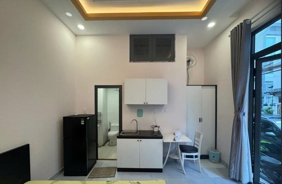 Phòng trọ Studio 25m2 tại PTC House Nguyễn Hữu Cảnh 1 - Binh Thạnh - Phòng ngủ