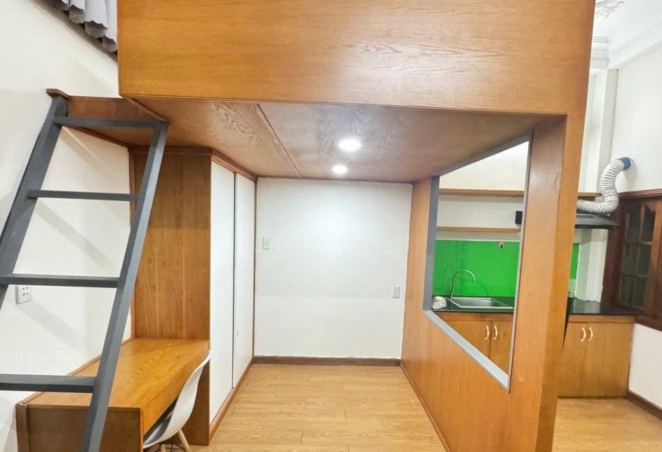 Phòng trọ Studio 30m2 tại PTC House Nguyễn Gia Trí 3 - Bình Thạnh - Phòng ngủ