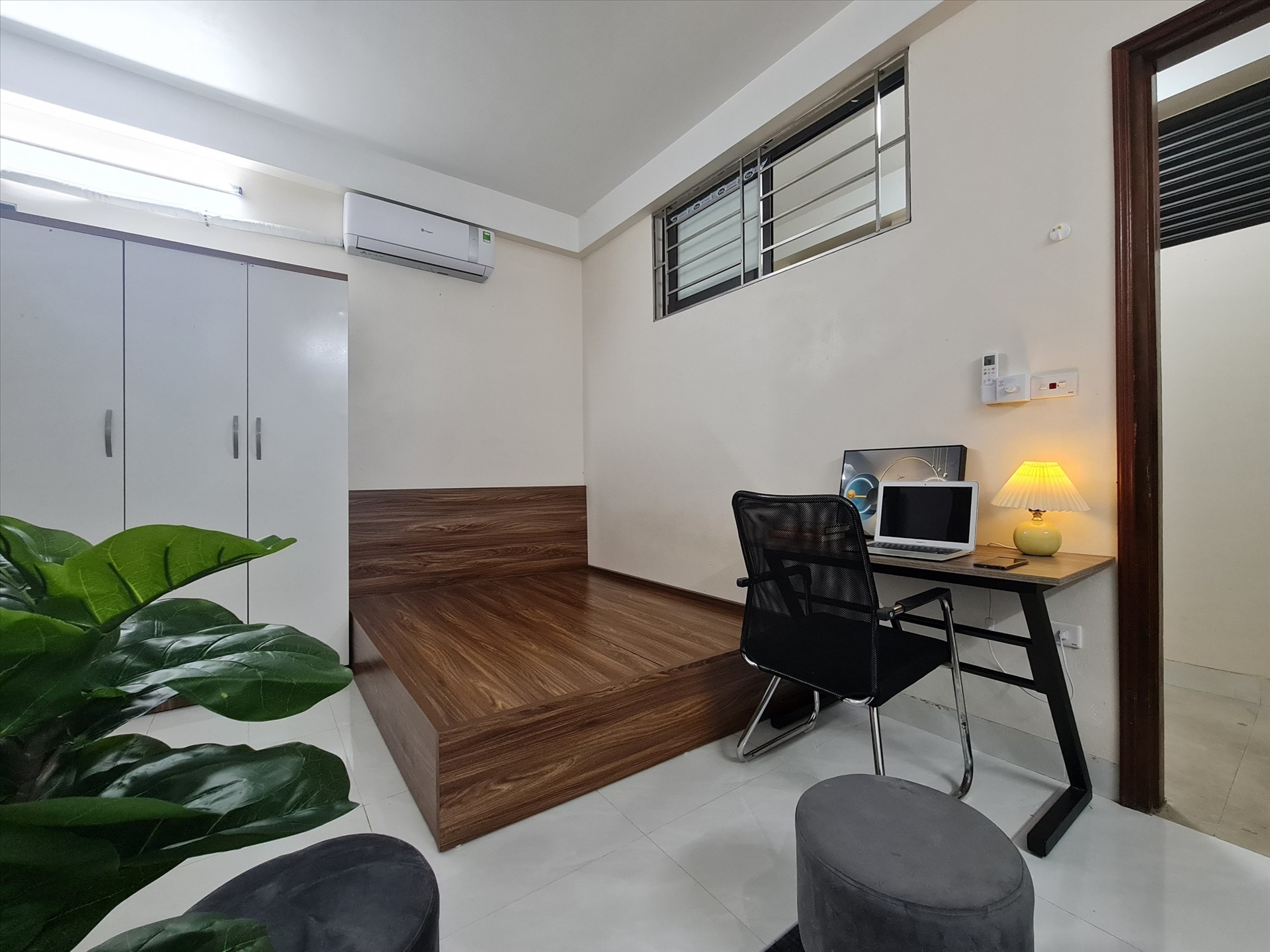 Phòng trọ Studio 40m2 tại THT Land Phạm Văn Đồng - Cầu Giấy - Phòng ngủ