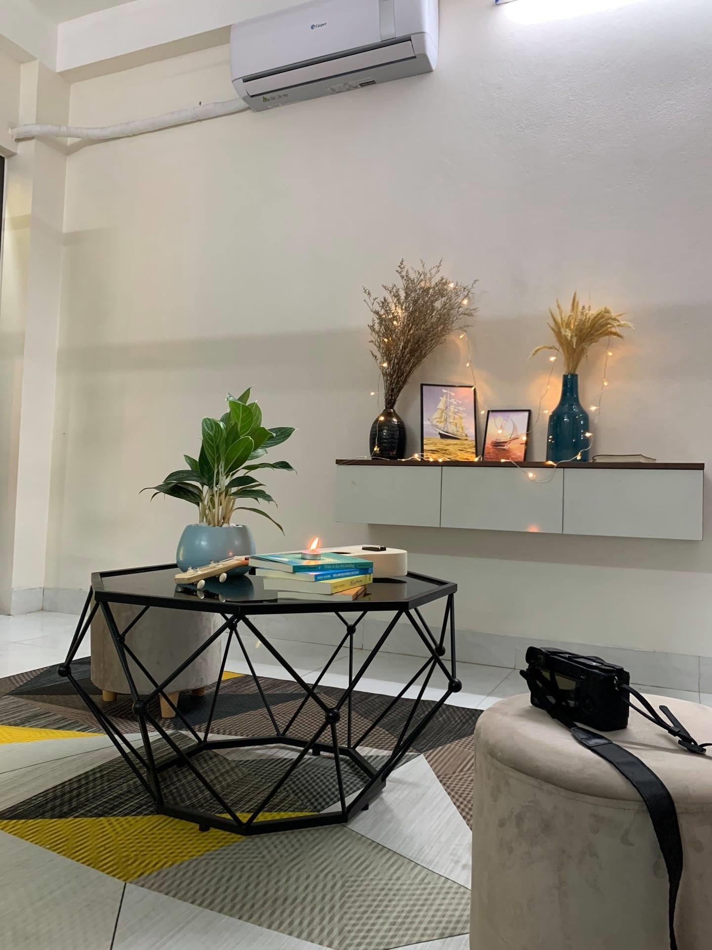 Phòng trọ 2 Phòng ngủ 50m2 tại THT Land Phạm Văn Đồng - Cầu Giấy - Phòng khách