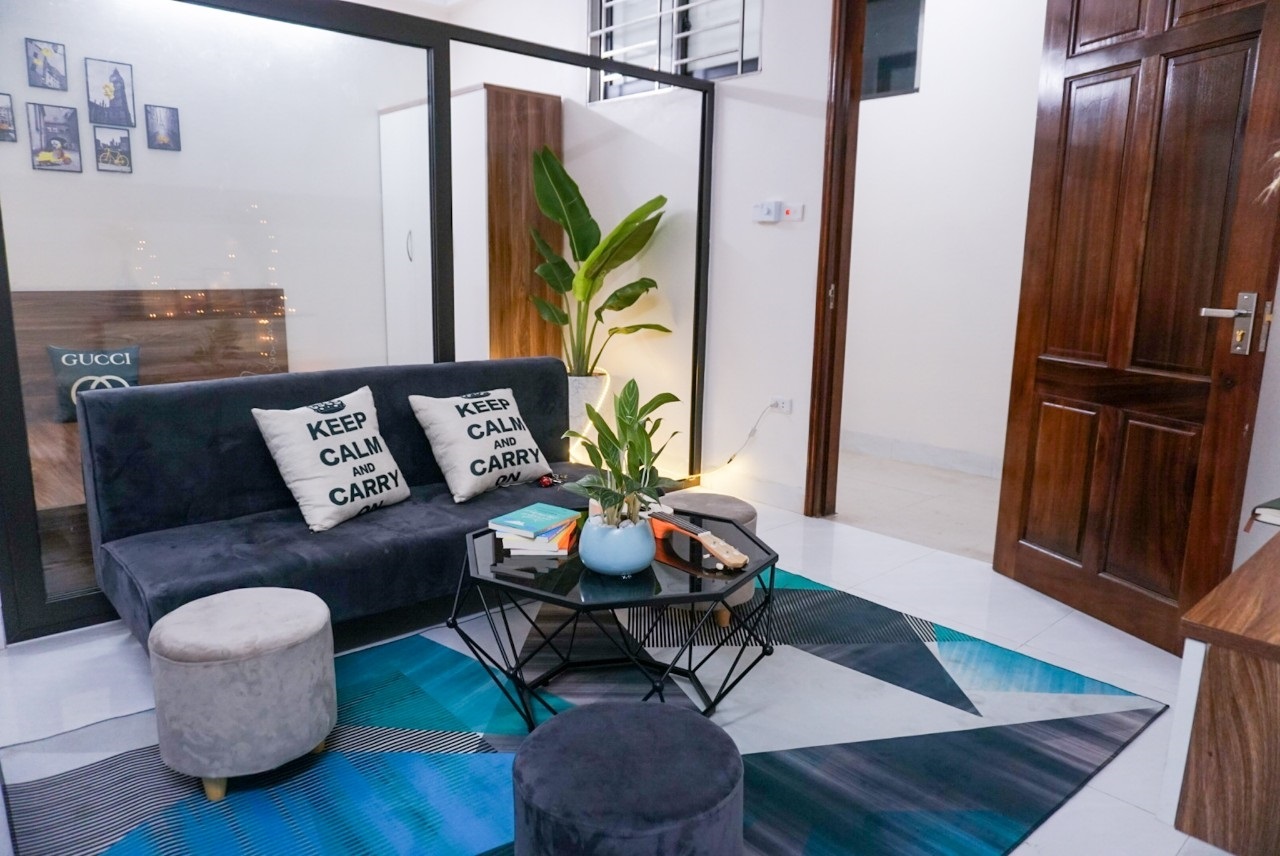 Phòng trọ 1 Phòng ngủ 40m2 tại THT Land Phạm Văn Đồng - Cầu Giấy - Phòng khách