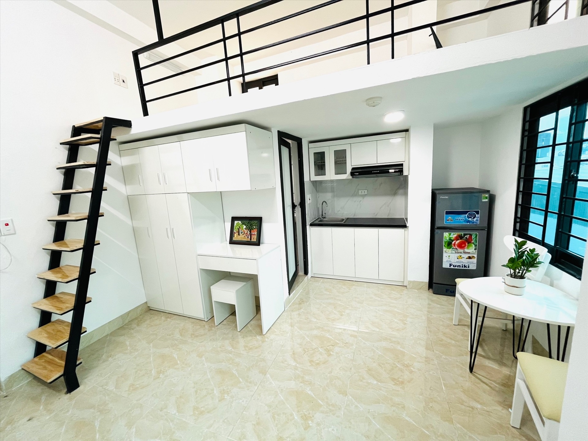 Phòng trọ Duplex 25m2 tại THT Land Mễ Trì Thượng - Nam Từ Liêm - Phòng ngủ