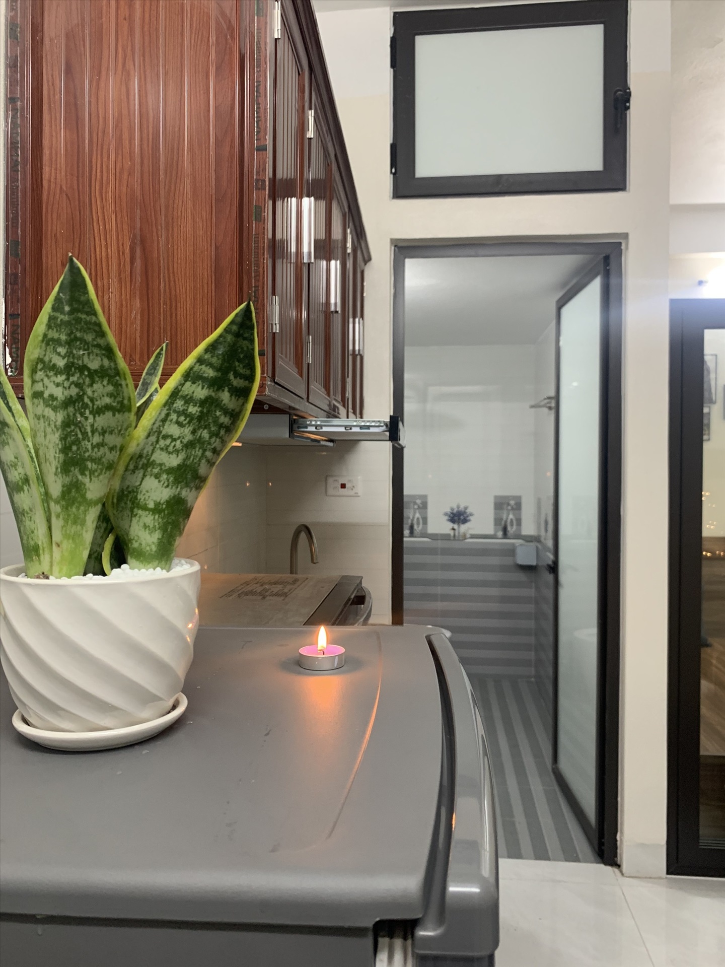 Phòng trọ 1 Phòng ngủ 40m2 tại THT Land Phạm Văn Đồng - Cầu Giấy - Phòng bếp