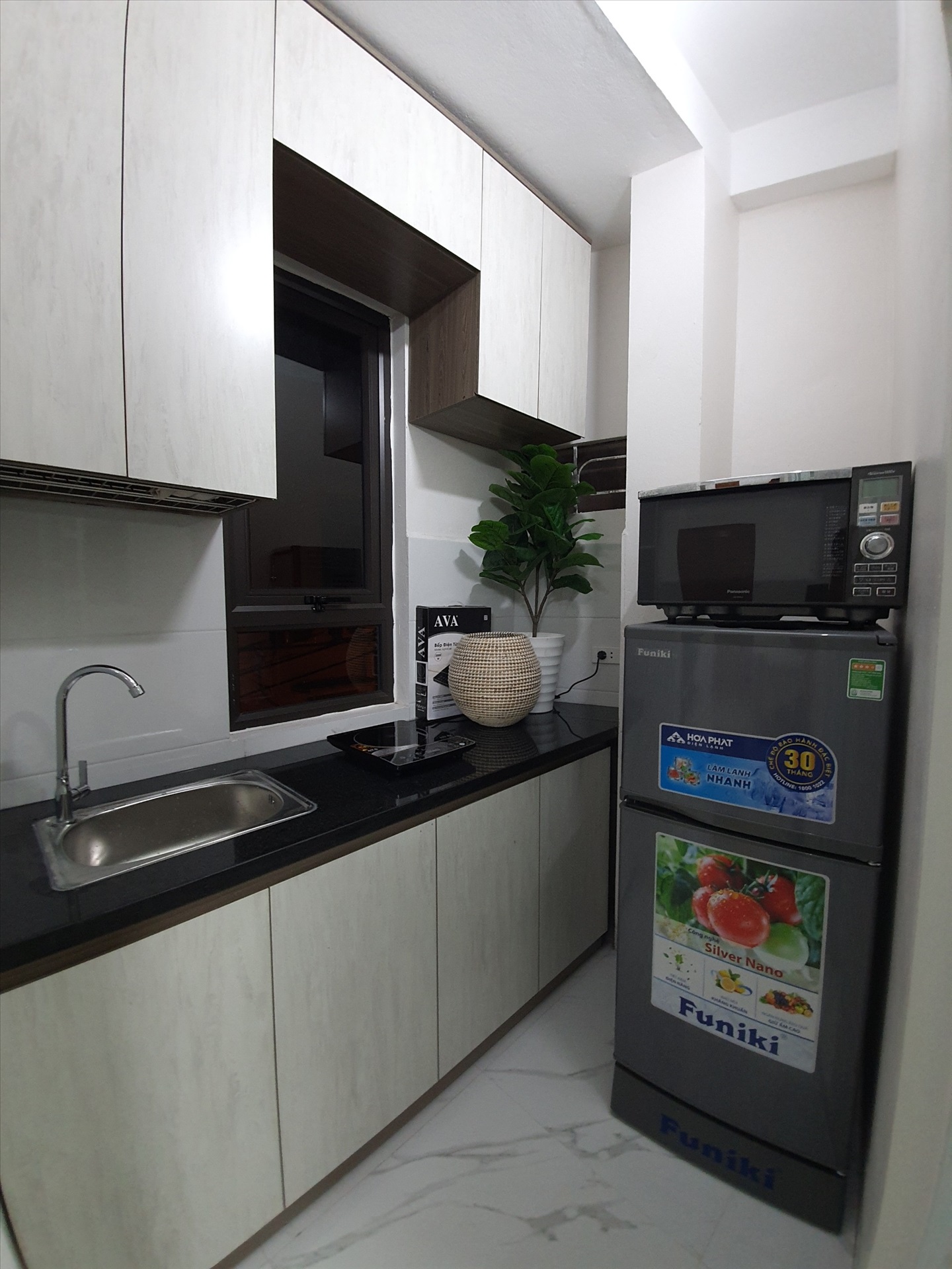 Phòng trọ Studio 30m2 tại THT Land Trần Cung - Bắc Từ Liêm - Phòng bếp