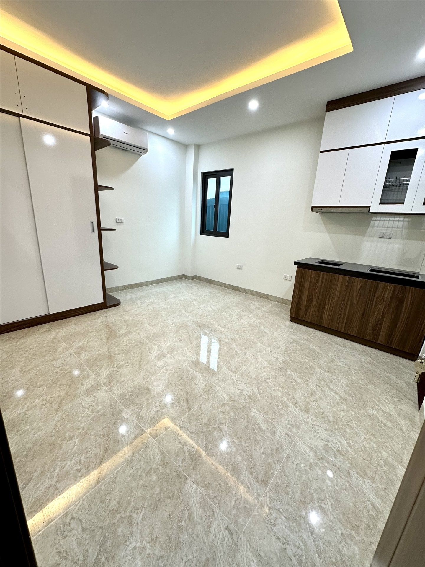 Phòng trọ Studio 25m2 tại THT Land 1 Phú Mỹ - Nam Từ Liêm - Phòng bếp