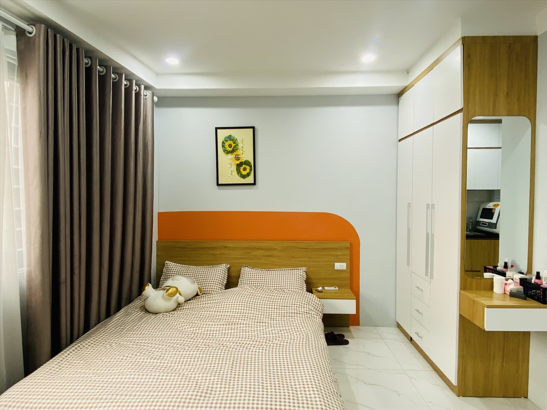 Phòng trọ Studio 25m2 tại THT Land 2 Mỹ Đình - Nam Từ Liêm - Phòng ngủ