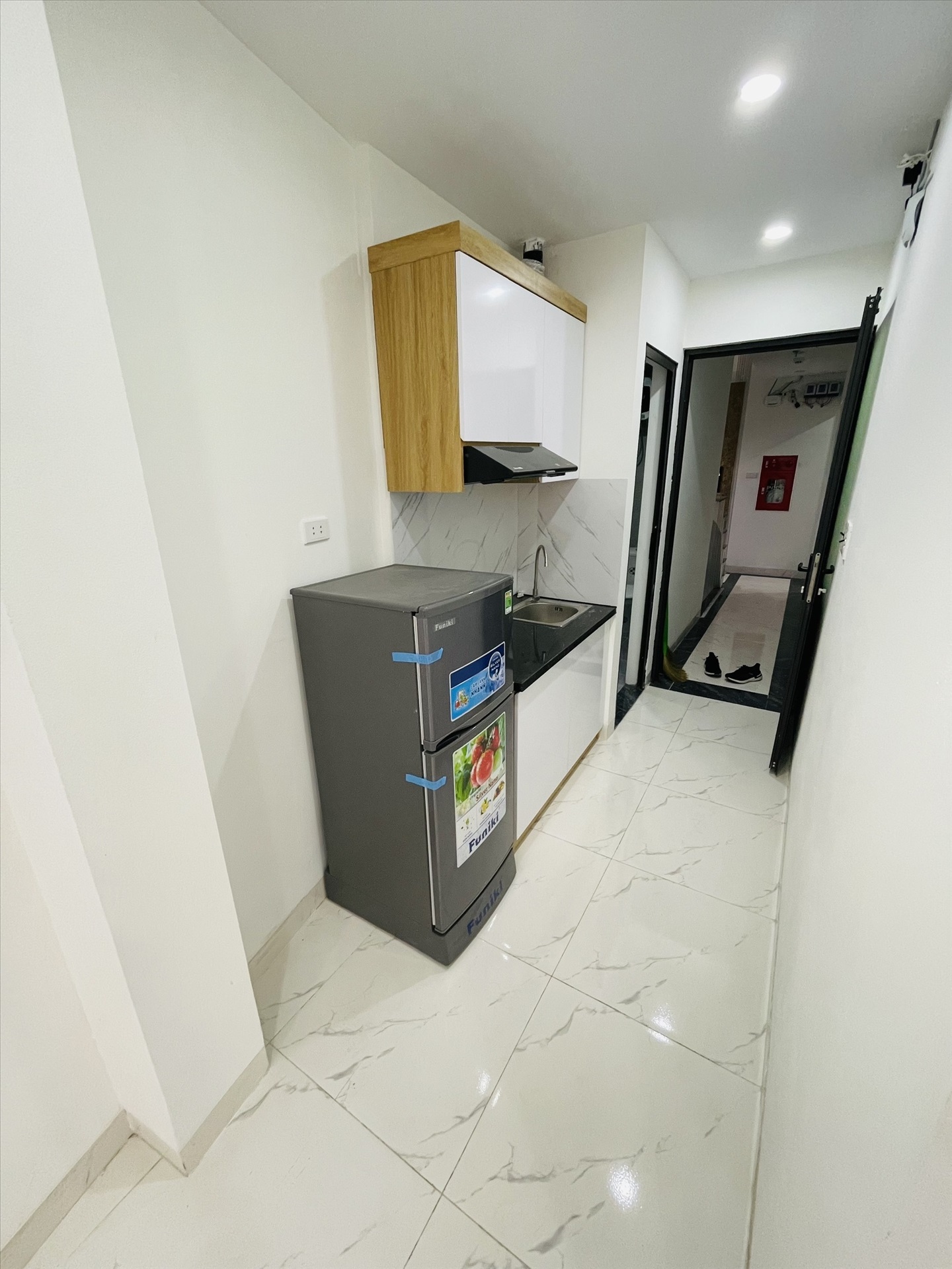 Phòng trọ Studio 20m2 tại THT Land 1 Mỹ Đình - Nam Từ Liêm - Phòng bếp