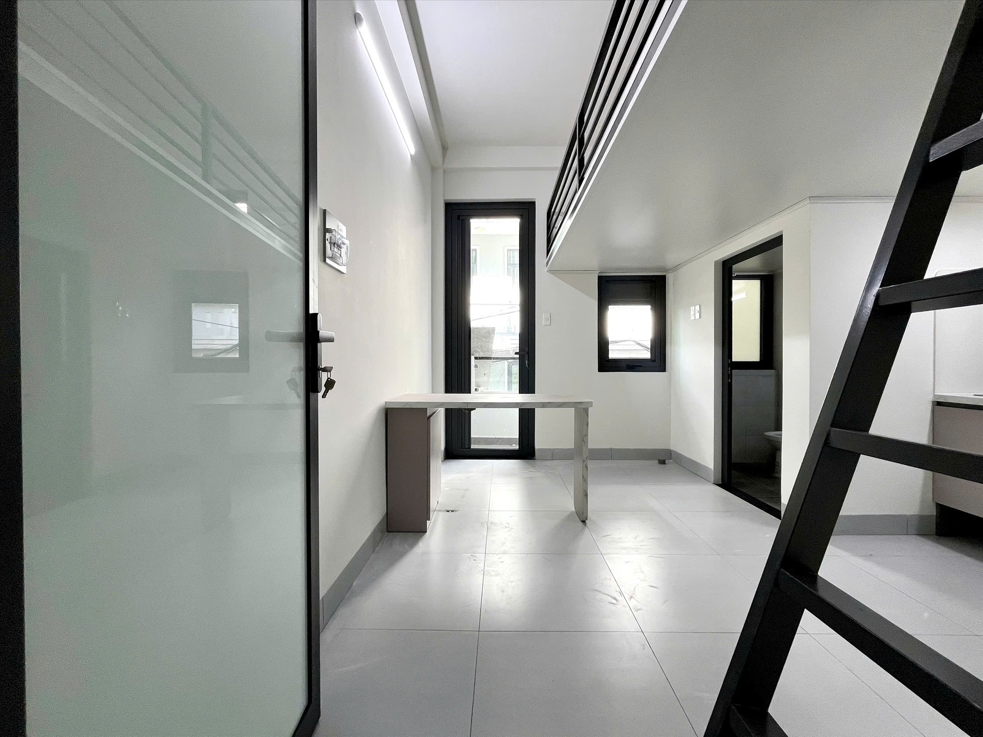 Phòng trọ Duplex 25m2 tại NC Home Đường Số 2 - Gò Vấp - Phòng khách