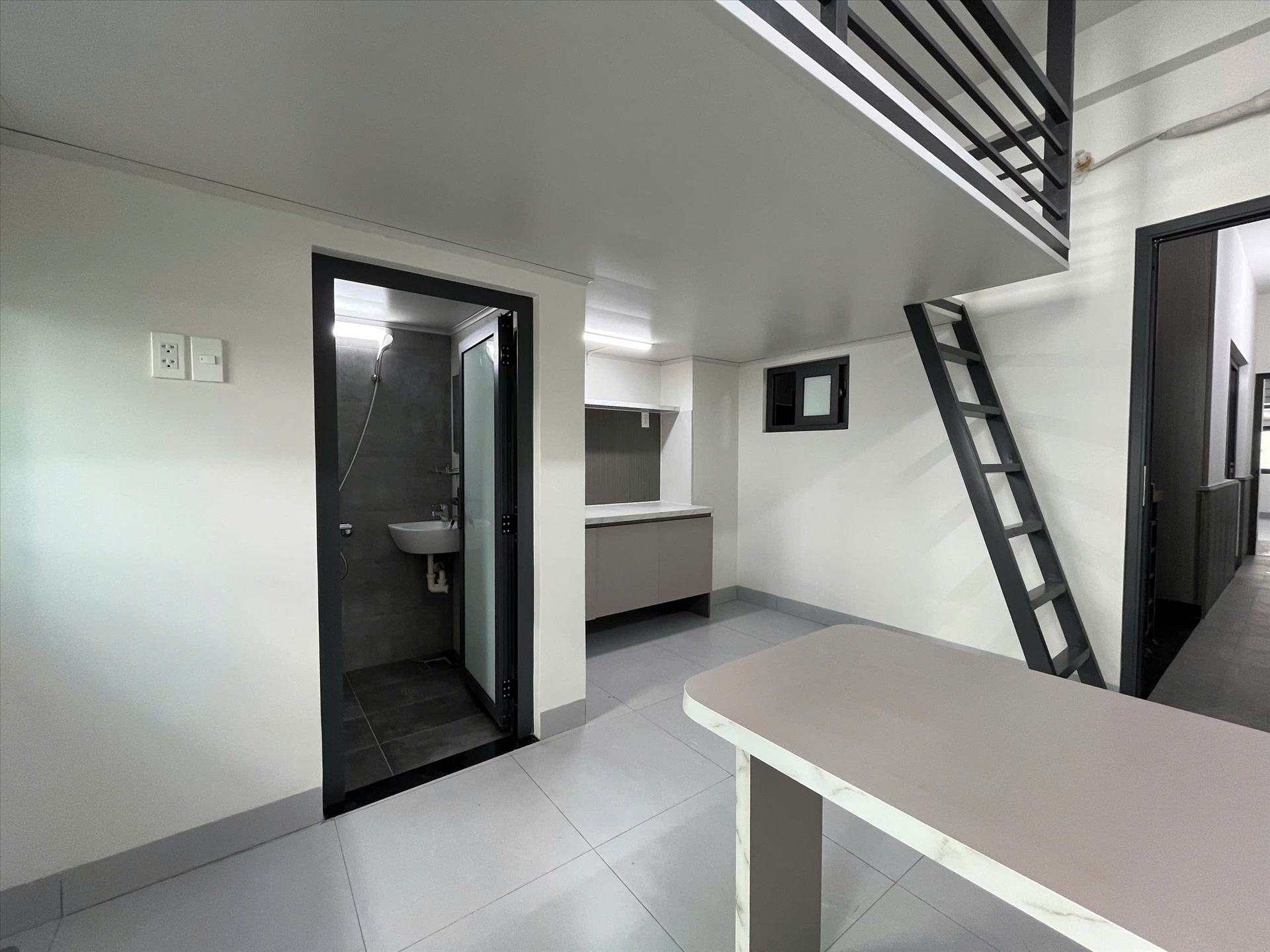 Phòng trọ Duplex 25m2 tại NC Home Đường Số 2 - Gò Vấp - Phòng khách