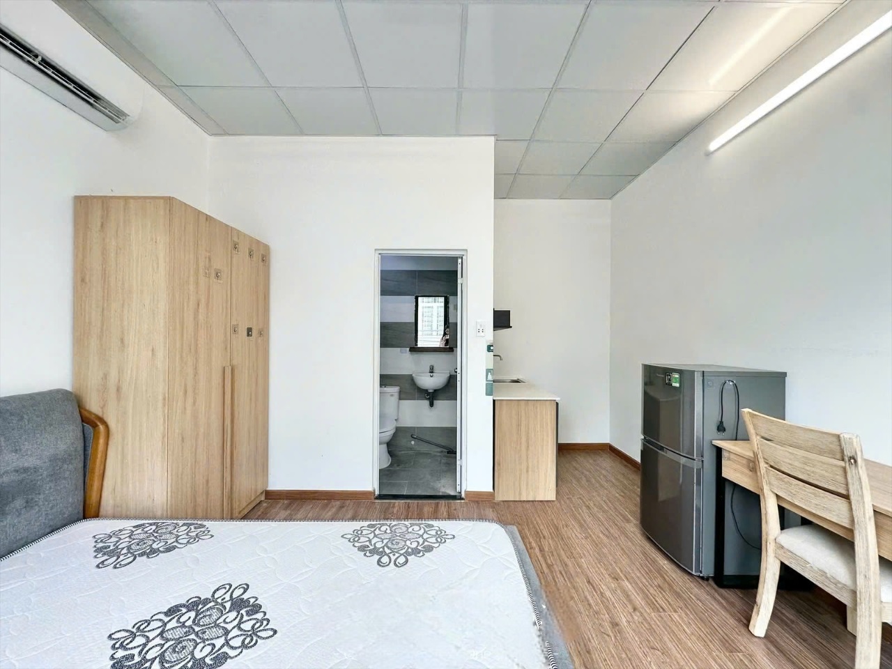 Phòng trọ Studio 25m2 tại CK Home Lê Đức Thọ - Gò Vấp - Phòng ngủ