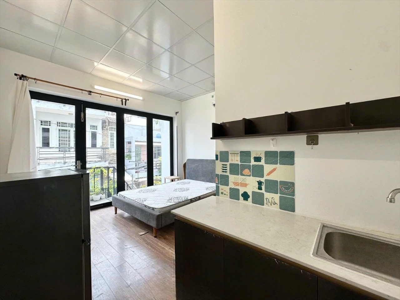 Phòng trọ Studio 25m2 tại CK Home Lê Đức Thọ - Gò Vấp - Phòng bếp