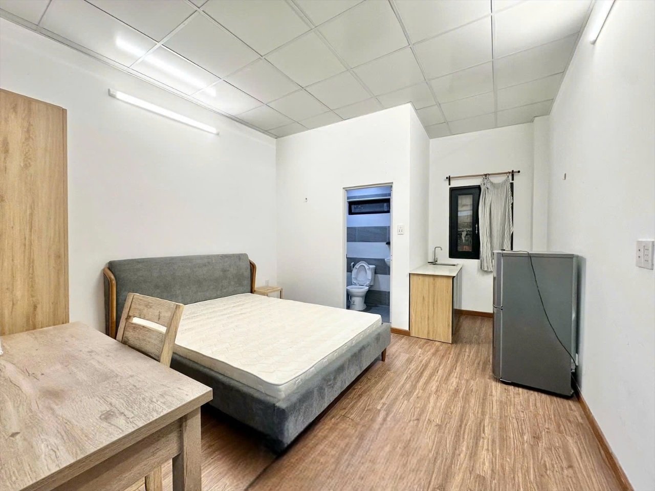 Phòng trọ Studio 20m2 tại CK Home Lê Đức Thọ - Gò Vấp - Phòng ngủ