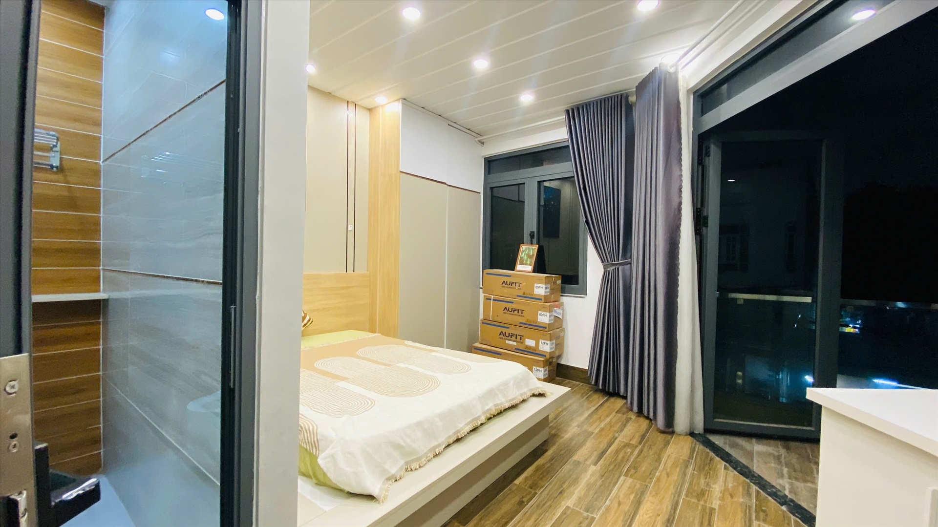 Phòng trọ Studio 25m2 tại NA House Lê Văn Thọ - Gò Vấp - Phòng ngủ