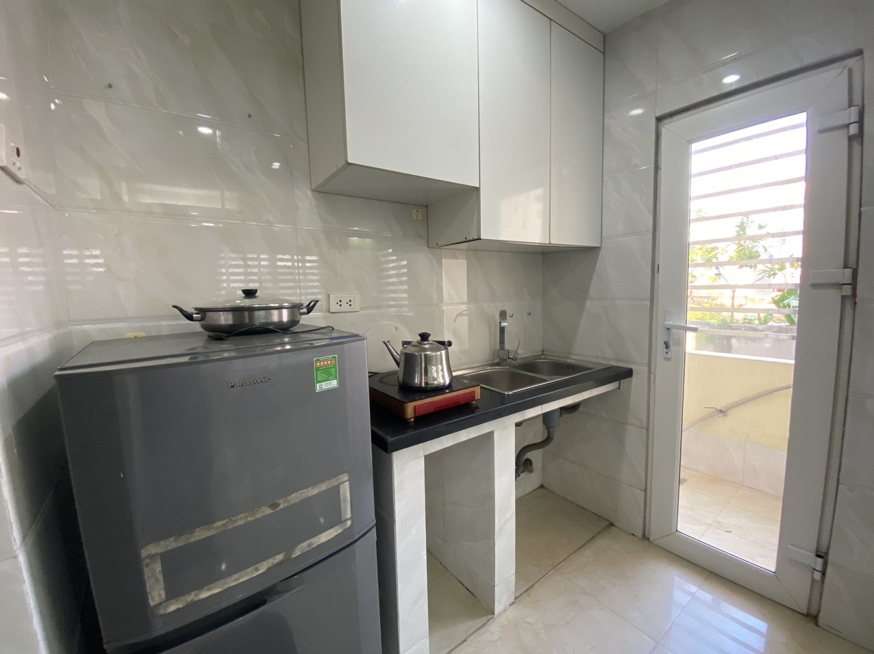 Phòng trọ Studio 40m2 tại THT Land Xã Đàn - Đống Đa - Phòng bếp