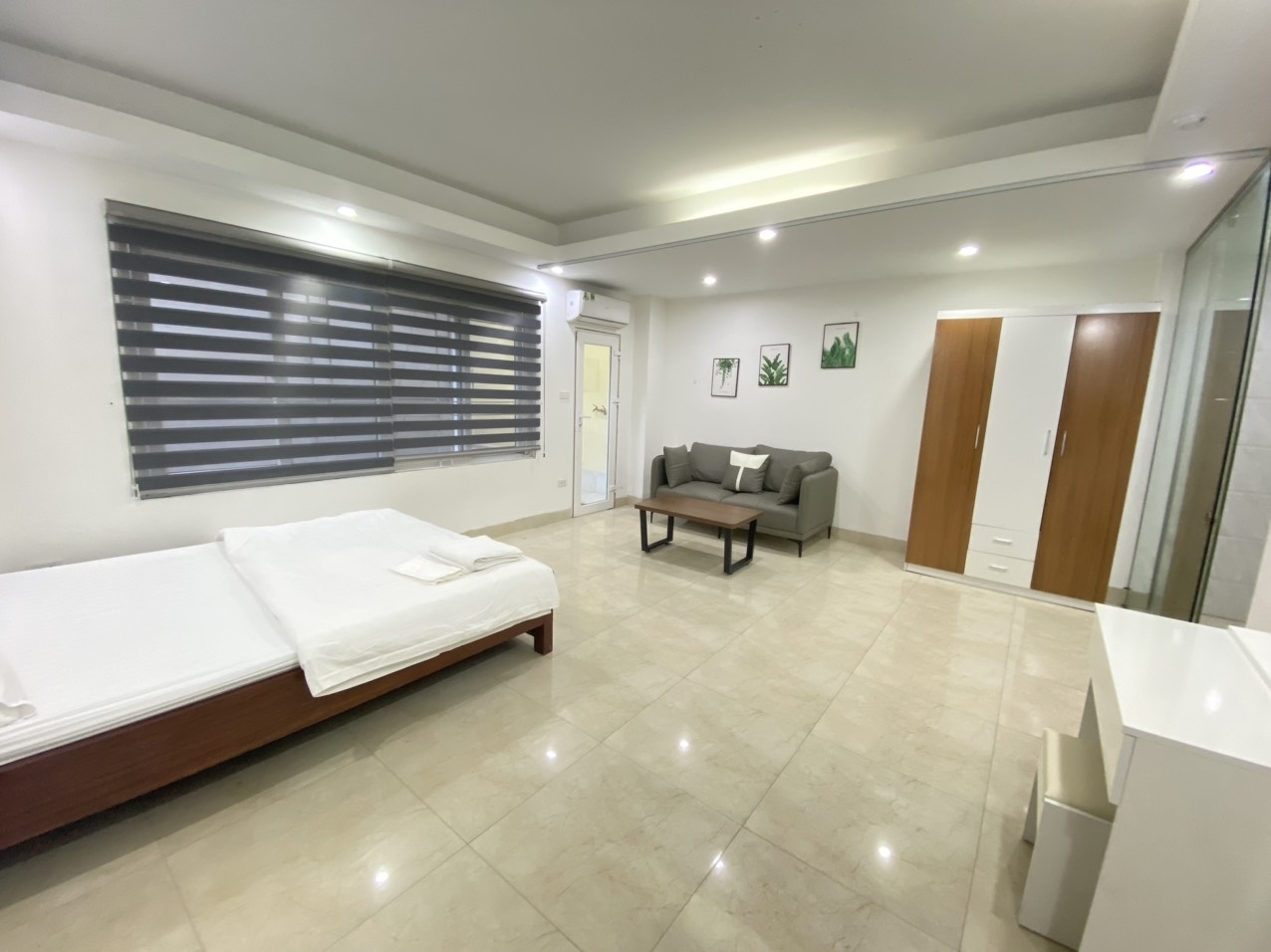 Phòng trọ Studio 40m2 tại THT Land Xã Đàn - Đống Đa - Phòng khách