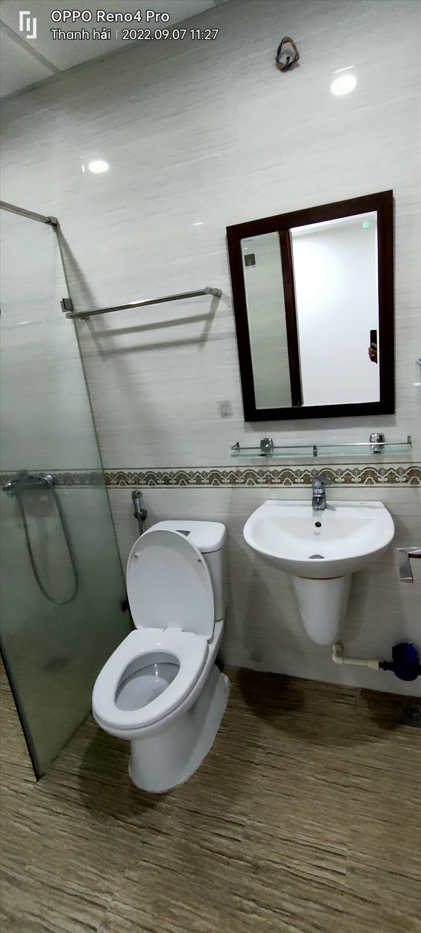 Phòng trọ 1 Phòng ngủ 40m2 tại THT Land Đông Các - Đống Đa - Phòng tắm