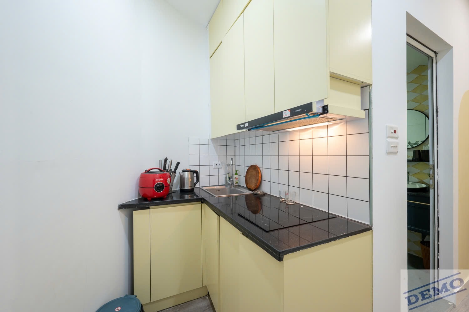 Phòng trọ Studio 40m2 tại THT Land Tôn Đức Thắng - Đống Đa - Phòng bếp