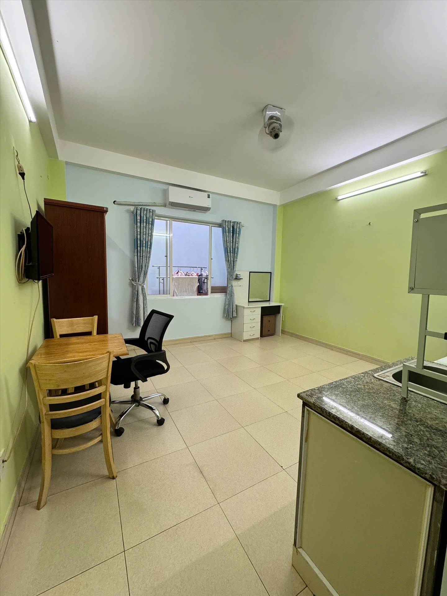 Phòng trọ Studio 20m2 tại Jinjoo Home Út Tịch - Tân Bình - Phòng ngủ