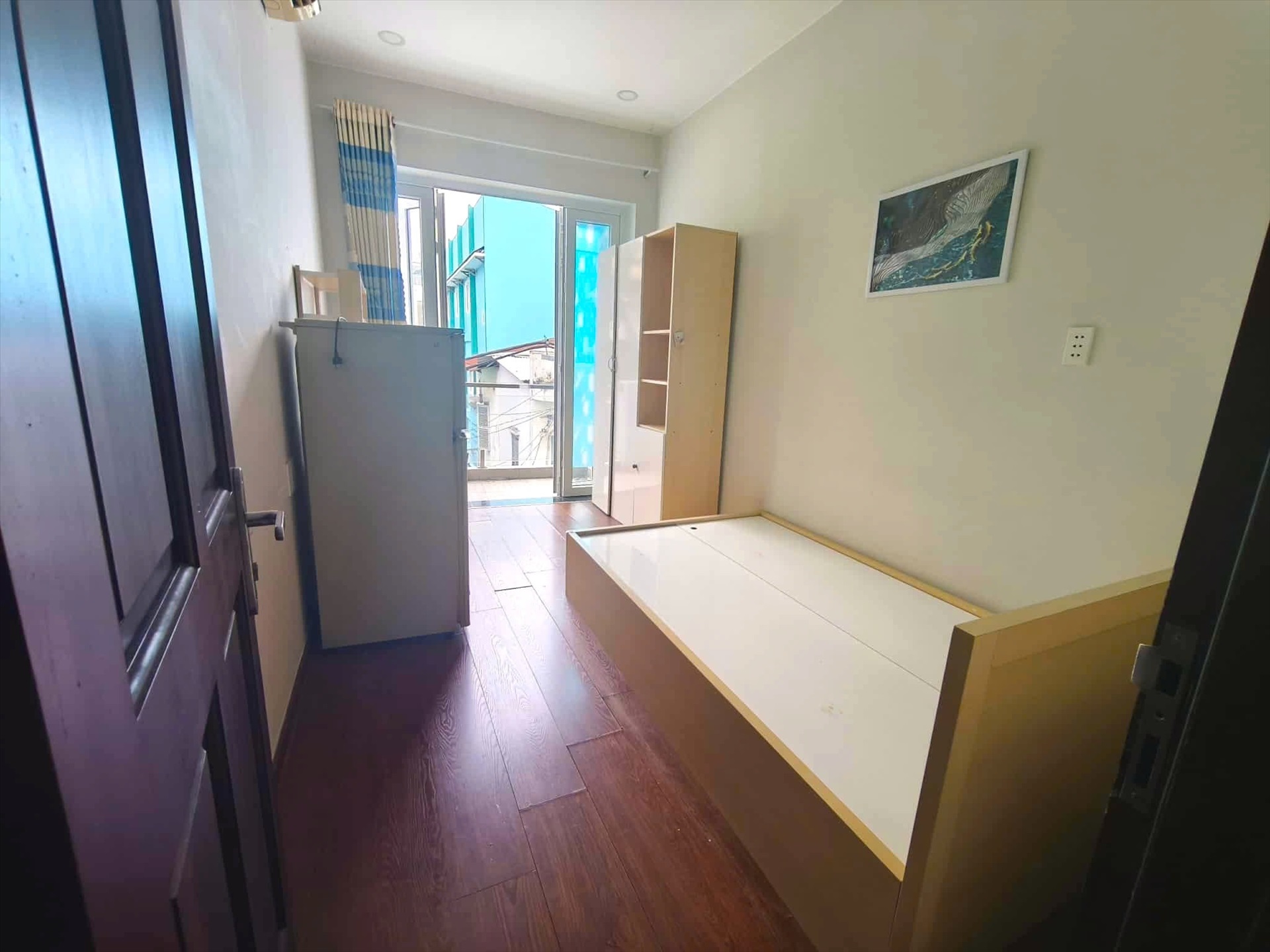 Phòng trọ Studio 20m2 tại Jinjoo Home Phạm Văn Hai - Tân Bình - Phòng ngủ