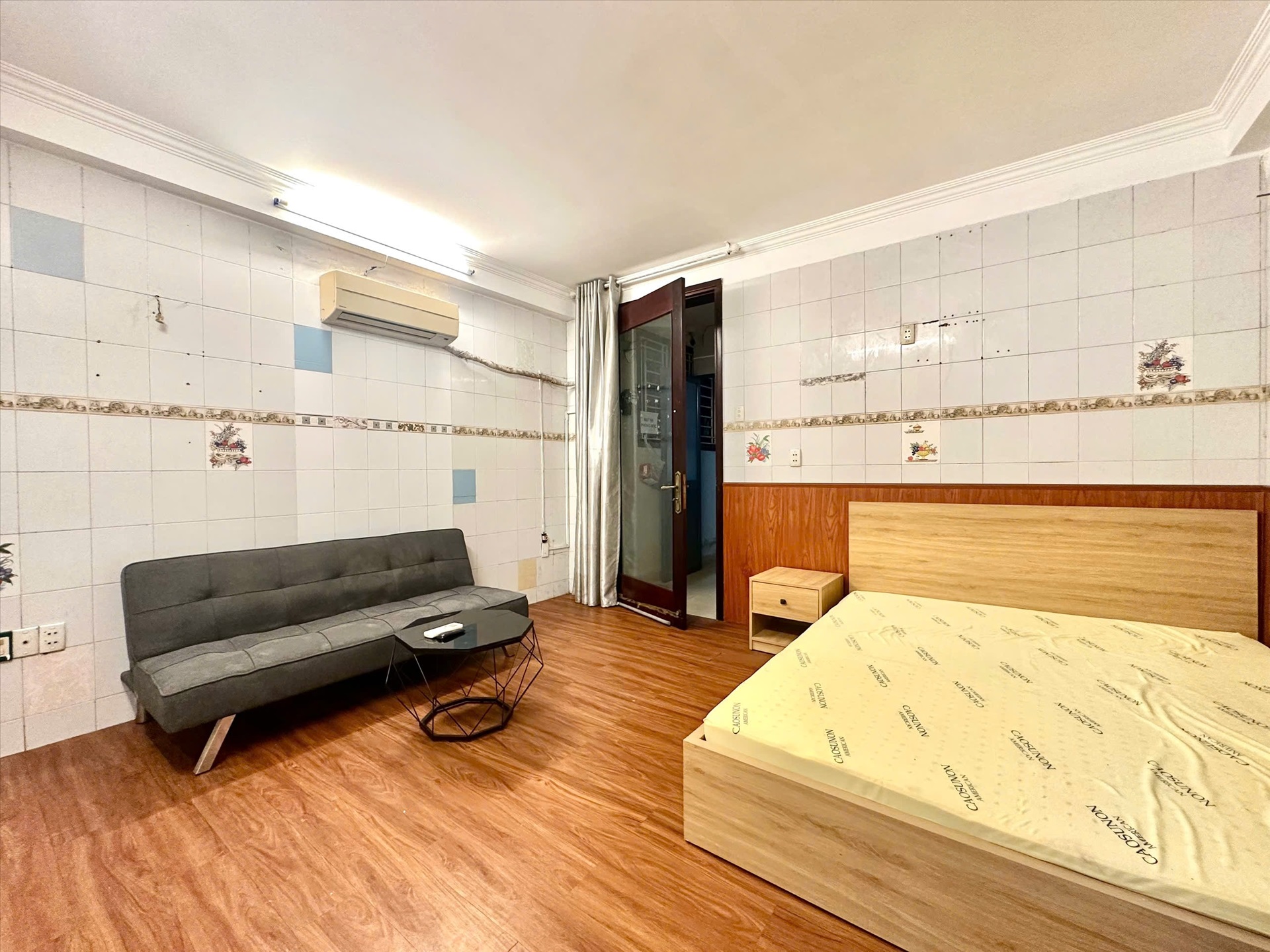 Phòng trọ Studio 25m2 tại AH Home Hoàng Văn Thụ - Phú Nhuận - Phòng khách