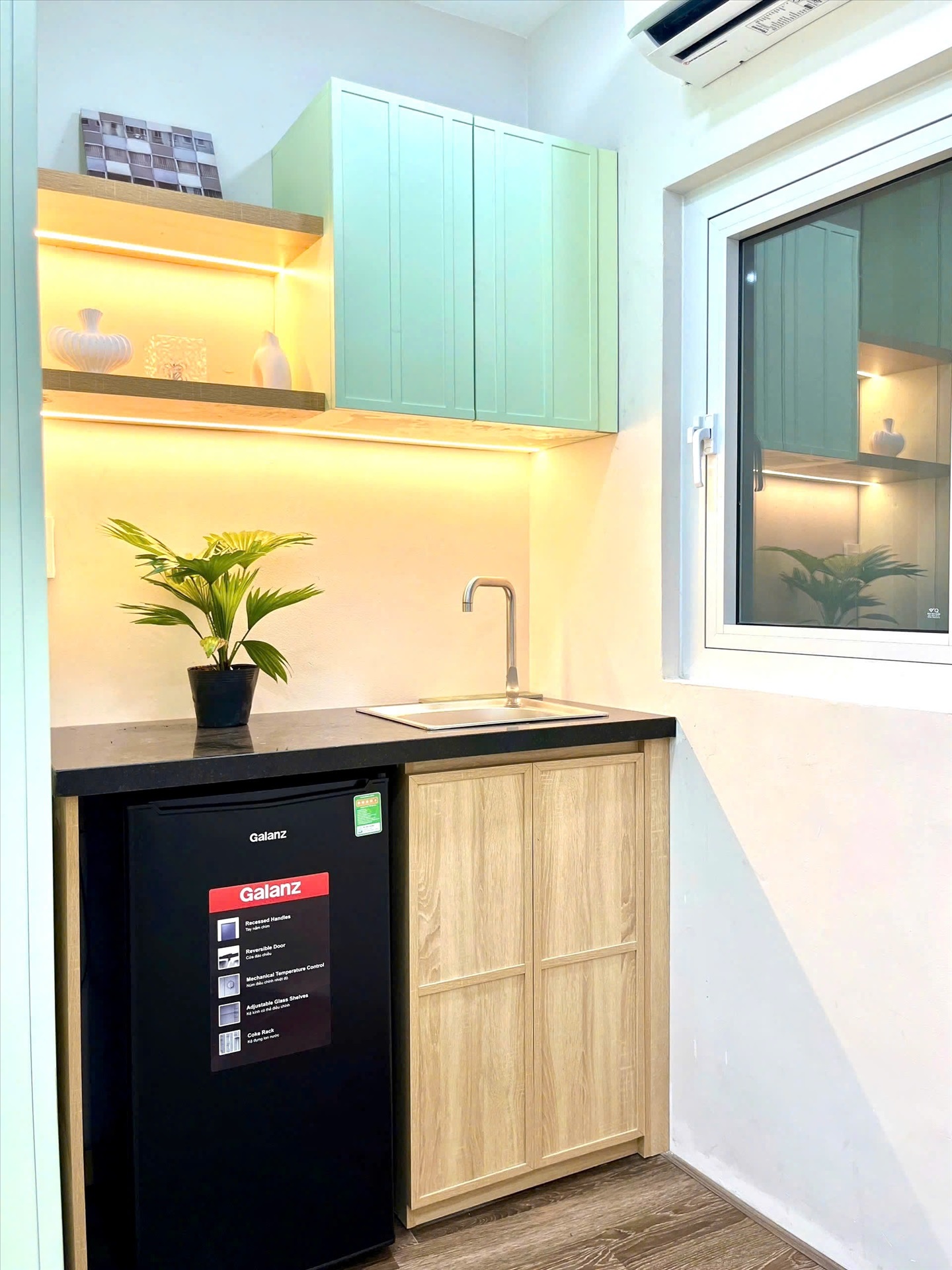 Phòng trọ Studio 25m2 tại LightHouse Huỳnh Văn Bánh - Phú Nhuận - Phòng bếp