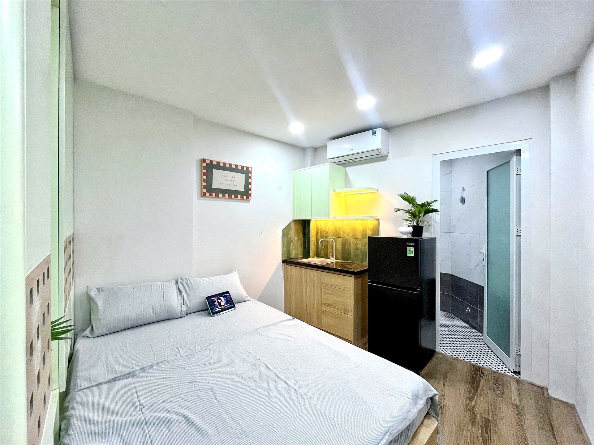 Phòng trọ Studio 20m2 tại LightHouse Huỳnh Văn Bánh - Phú Nhuận - Phòng bếp