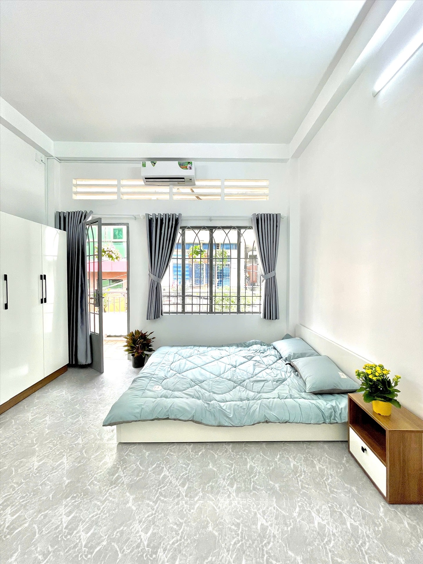 Phòng trọ Studio 35m2 tại AT Home Trương Hoàng Thanh - Tân Bình - Phòng ngủ