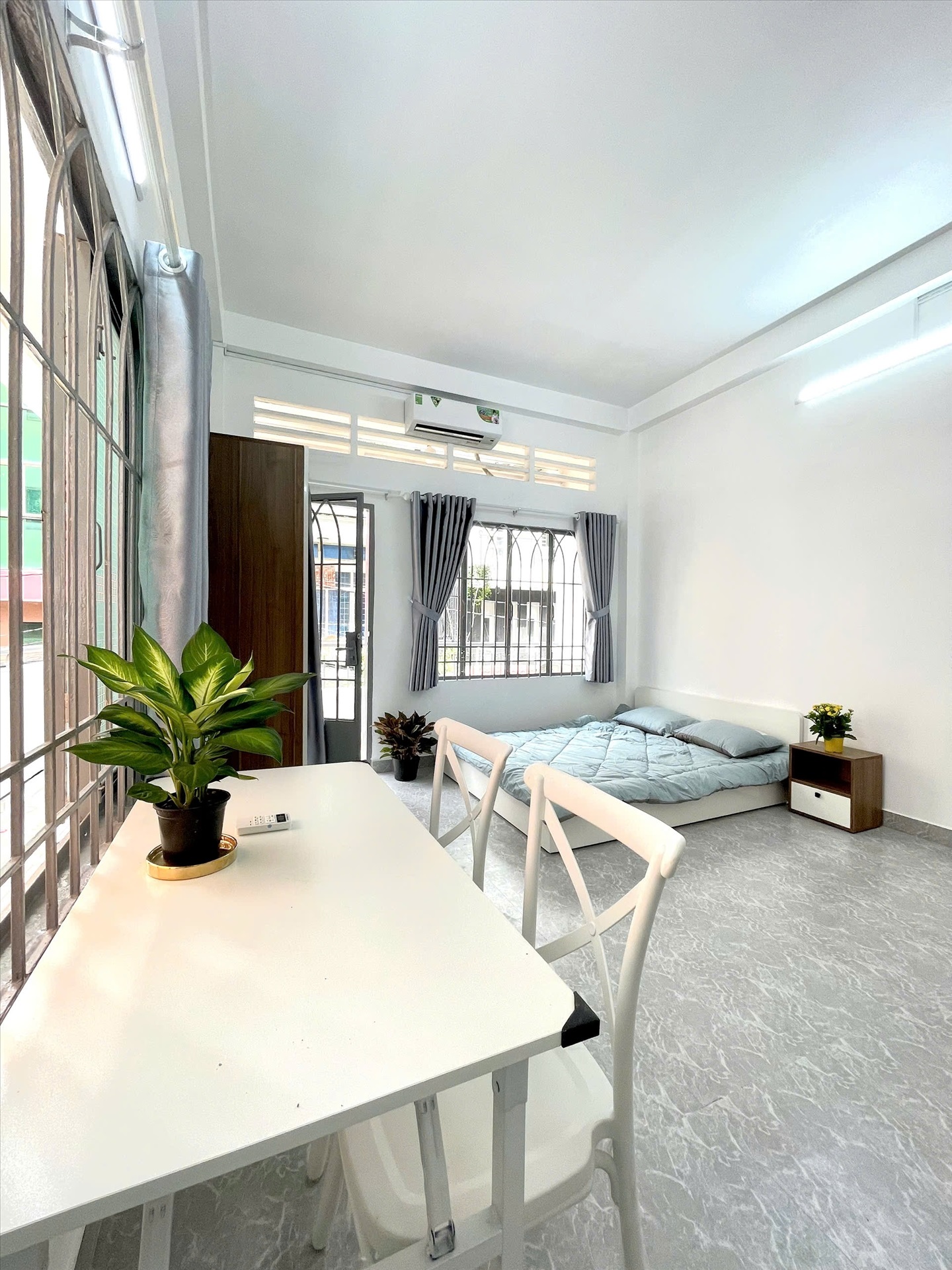 Phòng trọ Studio 35m2 tại AT Home Trương Hoàng Thanh - Tân Bình - Phòng ngủ