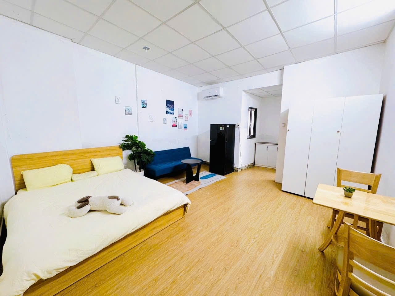 Phòng trọ Studio 25m2 tại AV House Bùi Quang Là - Gò Vấp - Phòng khách