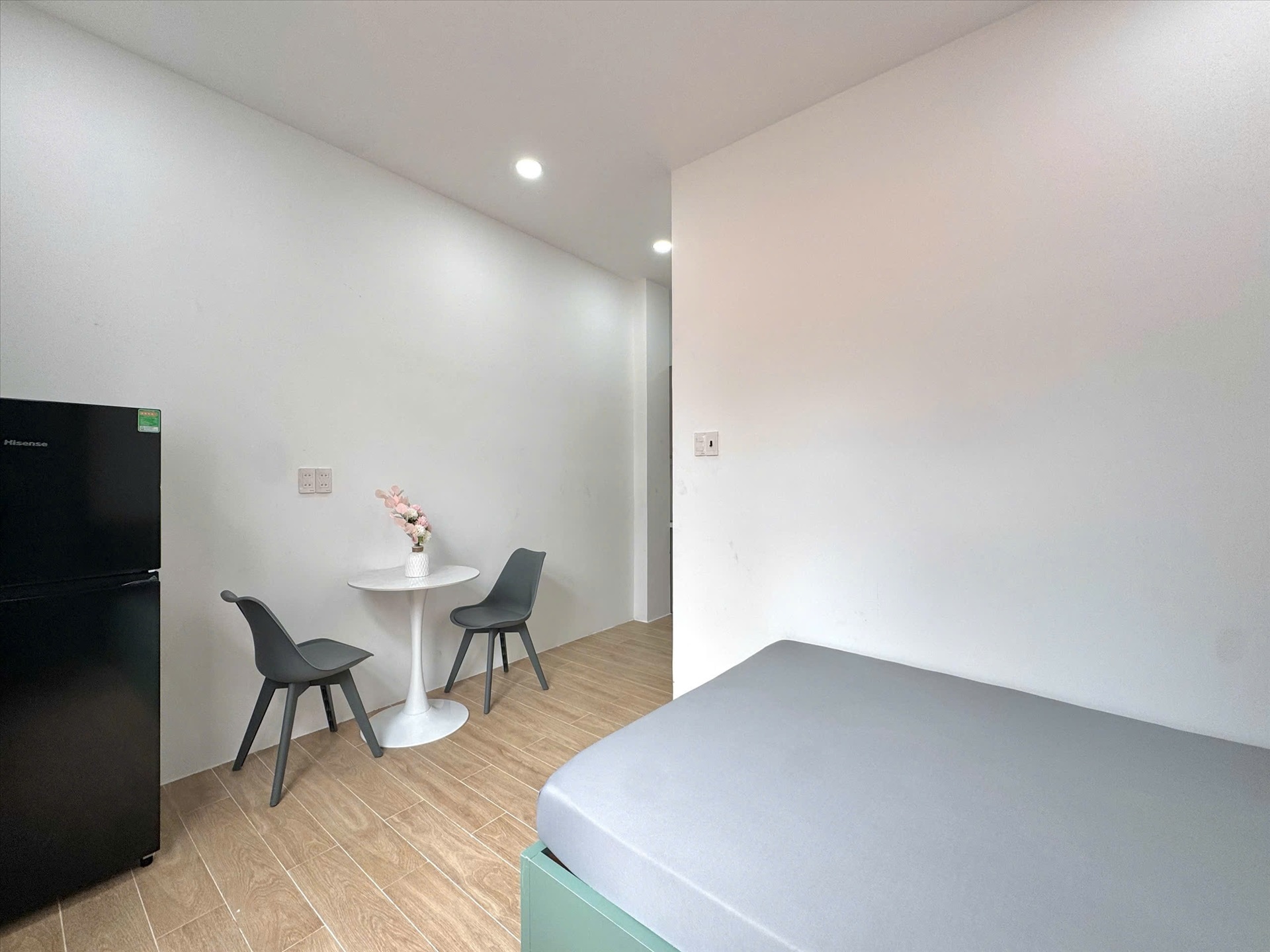 Phòng trọ Studio 25m2 tại Jinjoo Home Đường số 1 - Tân Bình - Phòng ngủ