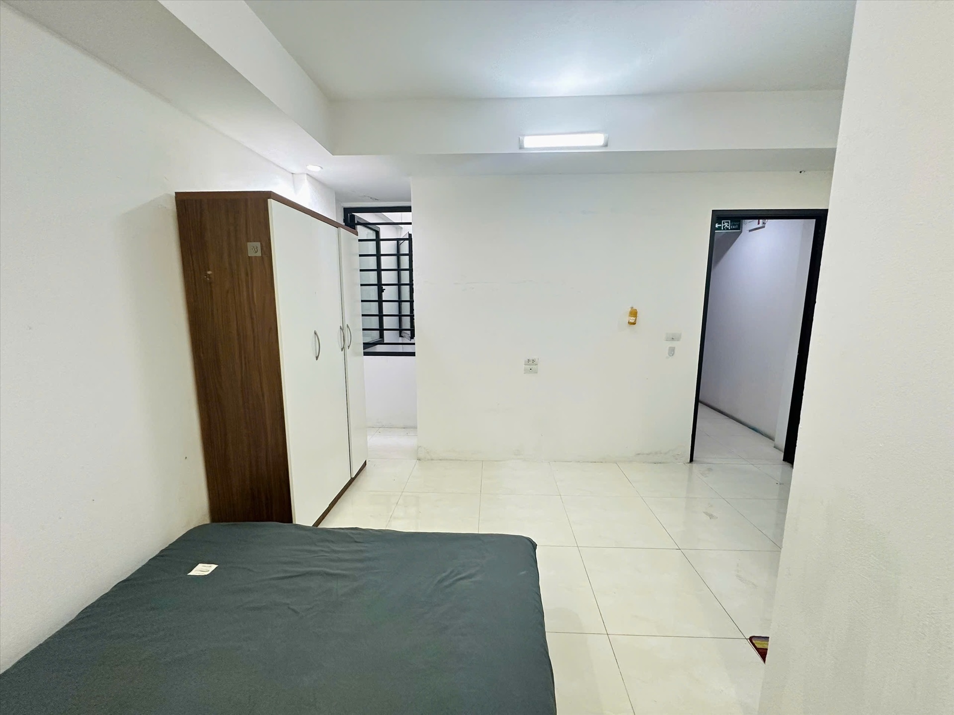 Phòng trọ Studio 20m2 tại TT House 1 Chùa Láng - Đống Đa - Phòng ngủ