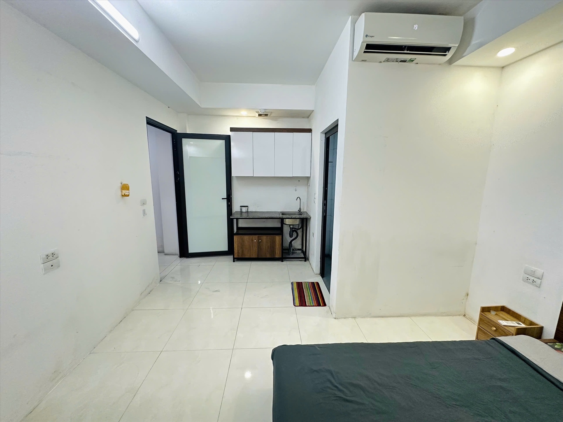 Phòng trọ Studio 20m2 tại TT House 1 Chùa Láng - Đống Đa - Phòng bếp