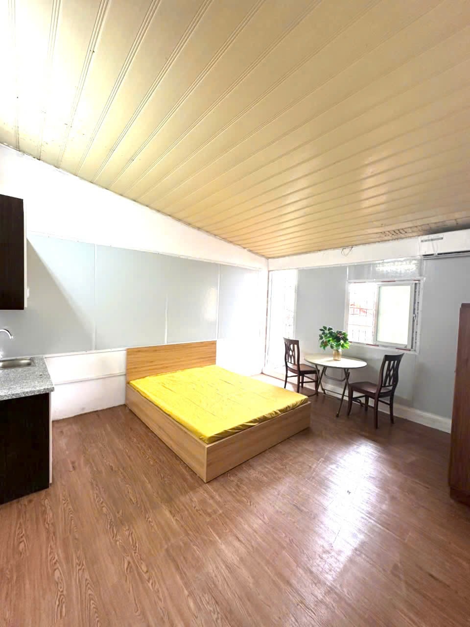 Phòng trọ Studio 27m2 tại NT House Nguyễn Khuyến - Đống Đa - Phòng ngủ