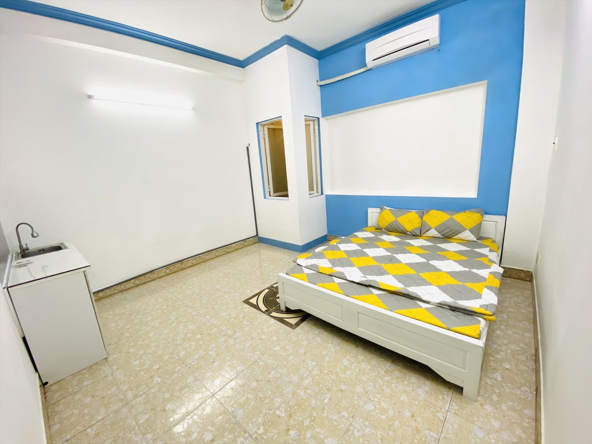 Phòng trọ Studio 20m2 tại Wish Home Phạm Phú Thứ - Tân Bình - Phòng ngủ