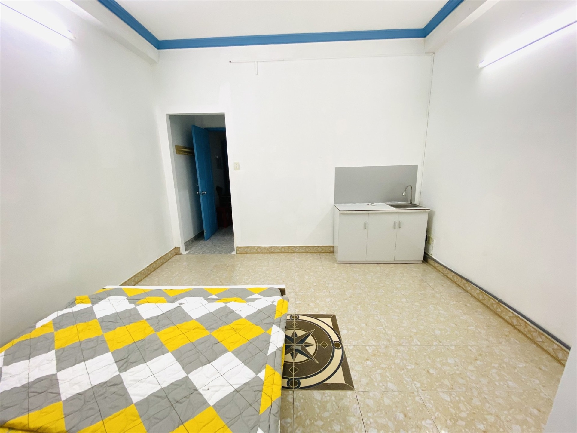 Phòng trọ Studio 20m2 tại Wish Home Phạm Phú Thứ - Tân Bình - Phòng ngủ