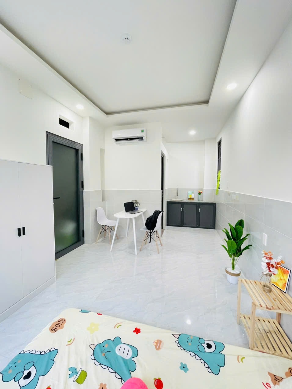 Phòng trọ Studio 25m2 tại Sunhome Tân Sơn - Gò Vấp - Phòng ngủ