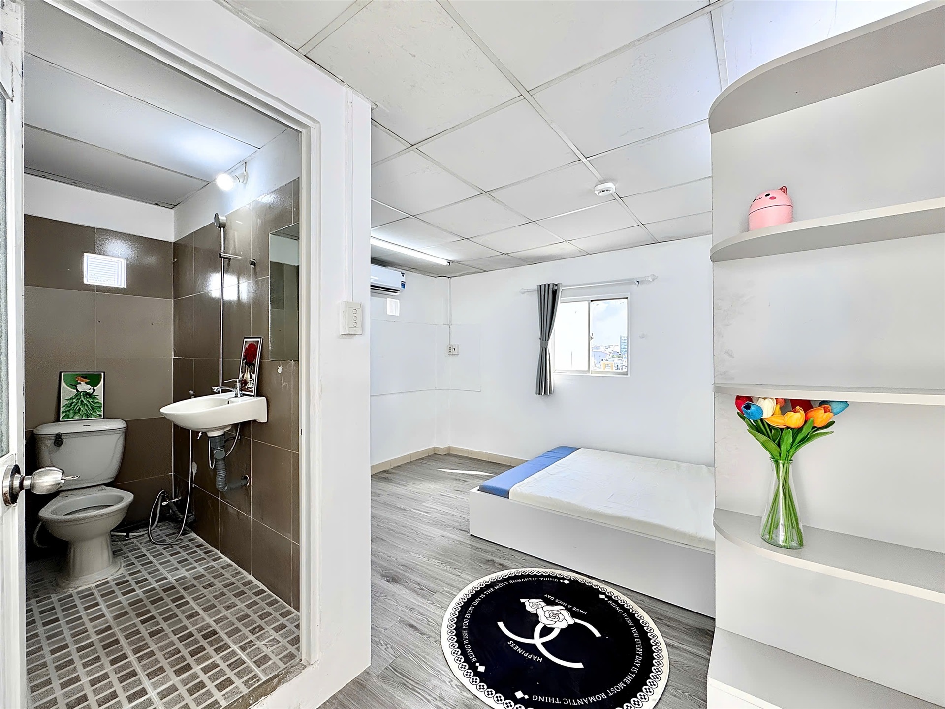 Phòng trọ Studio 25m2 tại CN Home Vũ Tùng - Bình Thạnh - Phòng ngủ