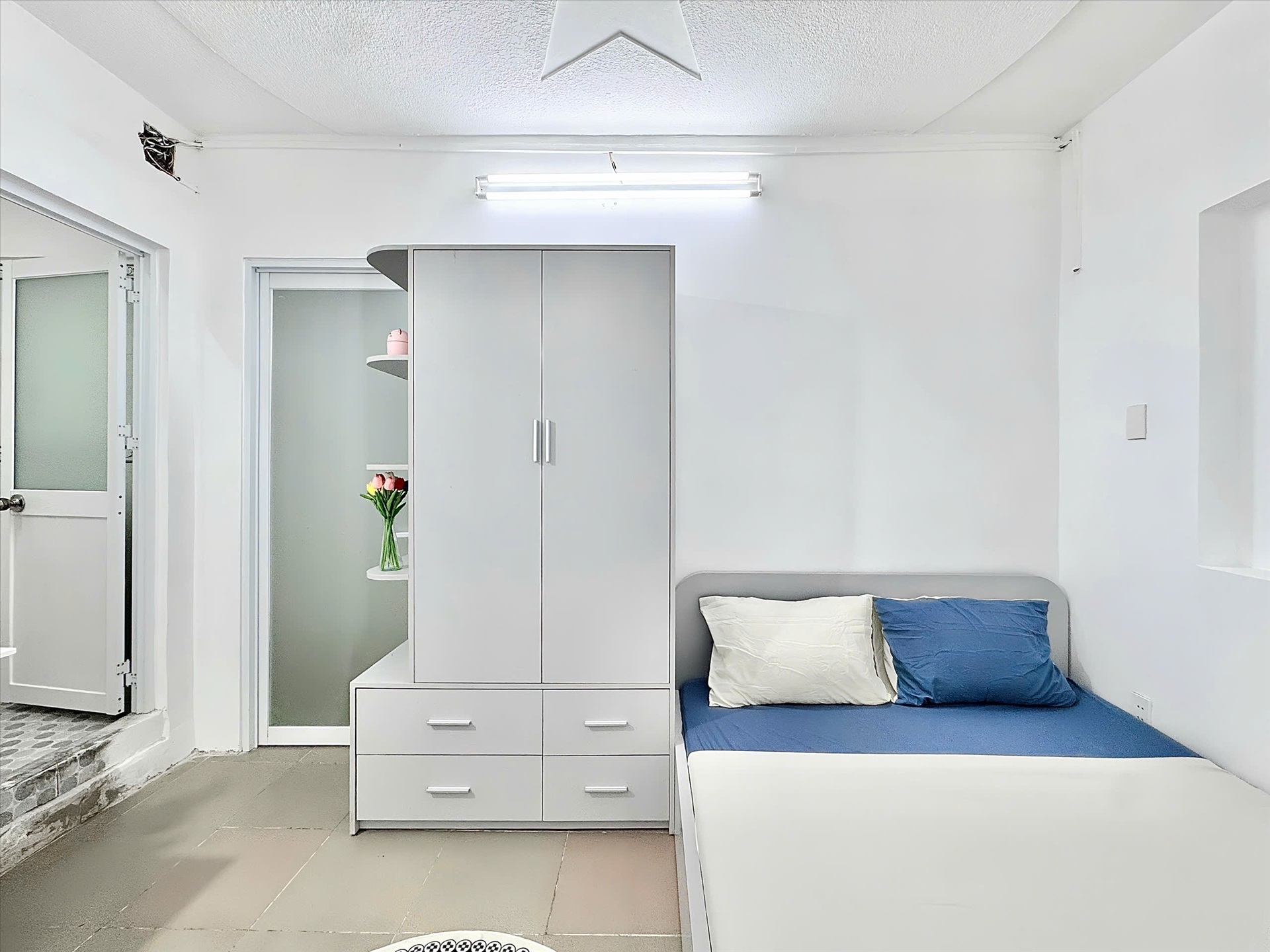 Phòng trọ Studio 20m2 tại CN Home Vũ Tùng - Bình Thạnh - Phòng ngủ