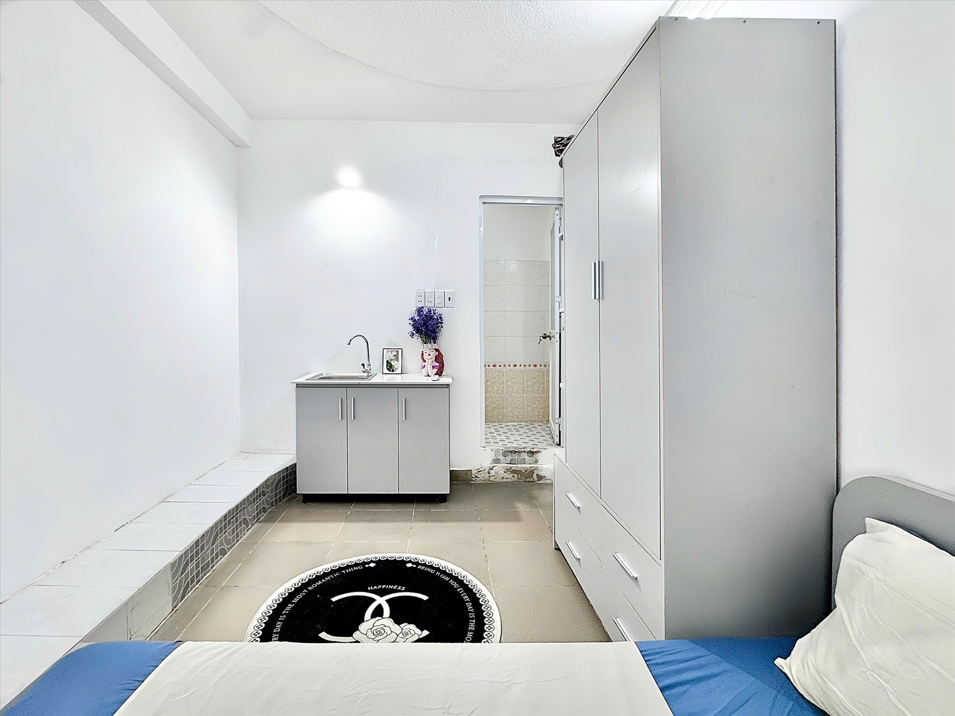 Phòng trọ Studio 20m2 tại CN Home Vũ Tùng - Bình Thạnh - Phòng ngủ