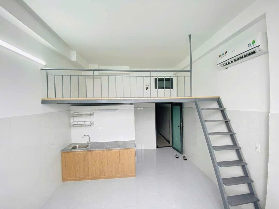 Phòng trọ Duplex 25m2 tại Jinjoo Home Trần Bá Giao - Gò Vấp - Phòng khách