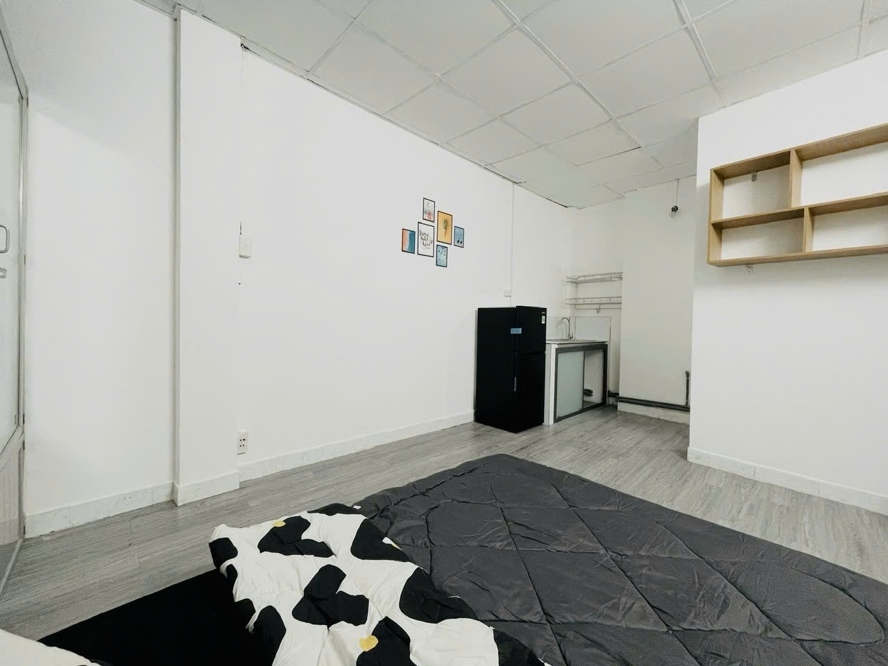 Phòng trọ Studio 25m2 tại Jinjoo Home Đỗ Tấn Phong - Phú Nhuận - Phòng ngủ