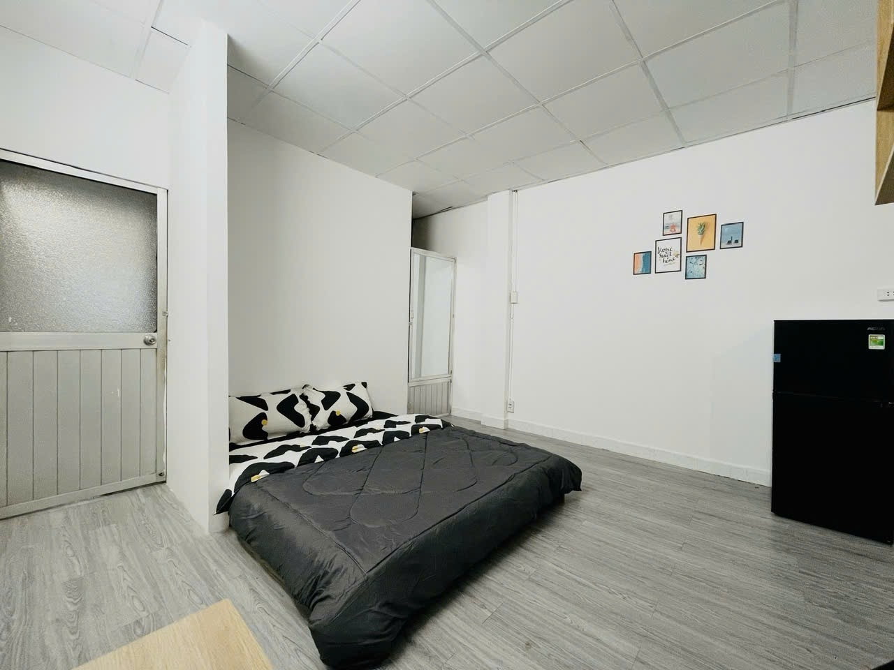 Phòng trọ Studio 25m2 tại Jinjoo Home Đỗ Tấn Phong - Phú Nhuận - Phòng ngủ